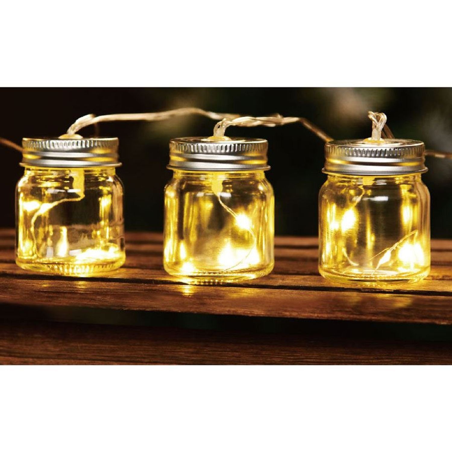 BURI Lichterkette Solar-Party-Lichterkette mit 8 LED günstig online kaufen