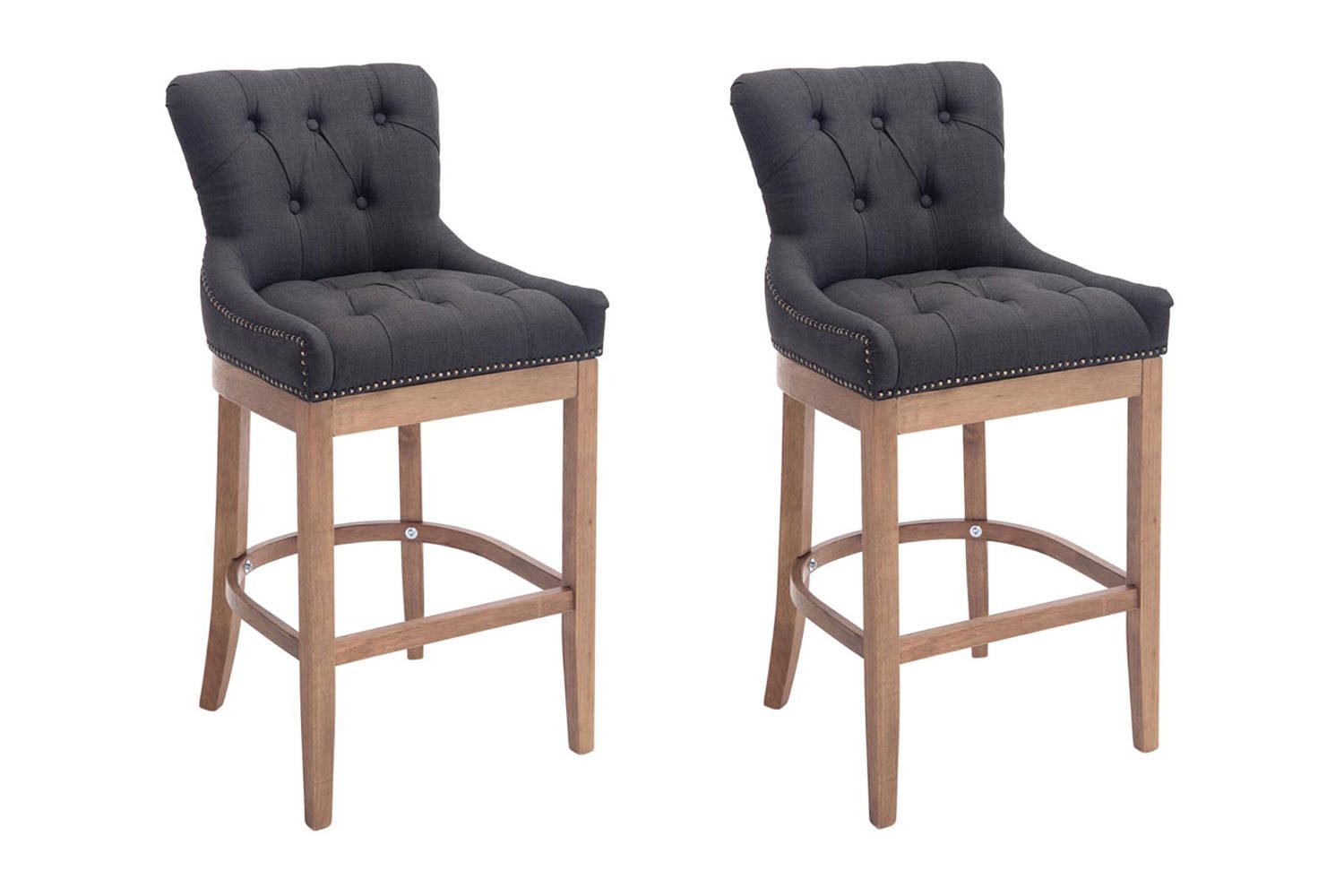 CLP Barhocker Lakewood Stoff (Set, 2er), gepolstert