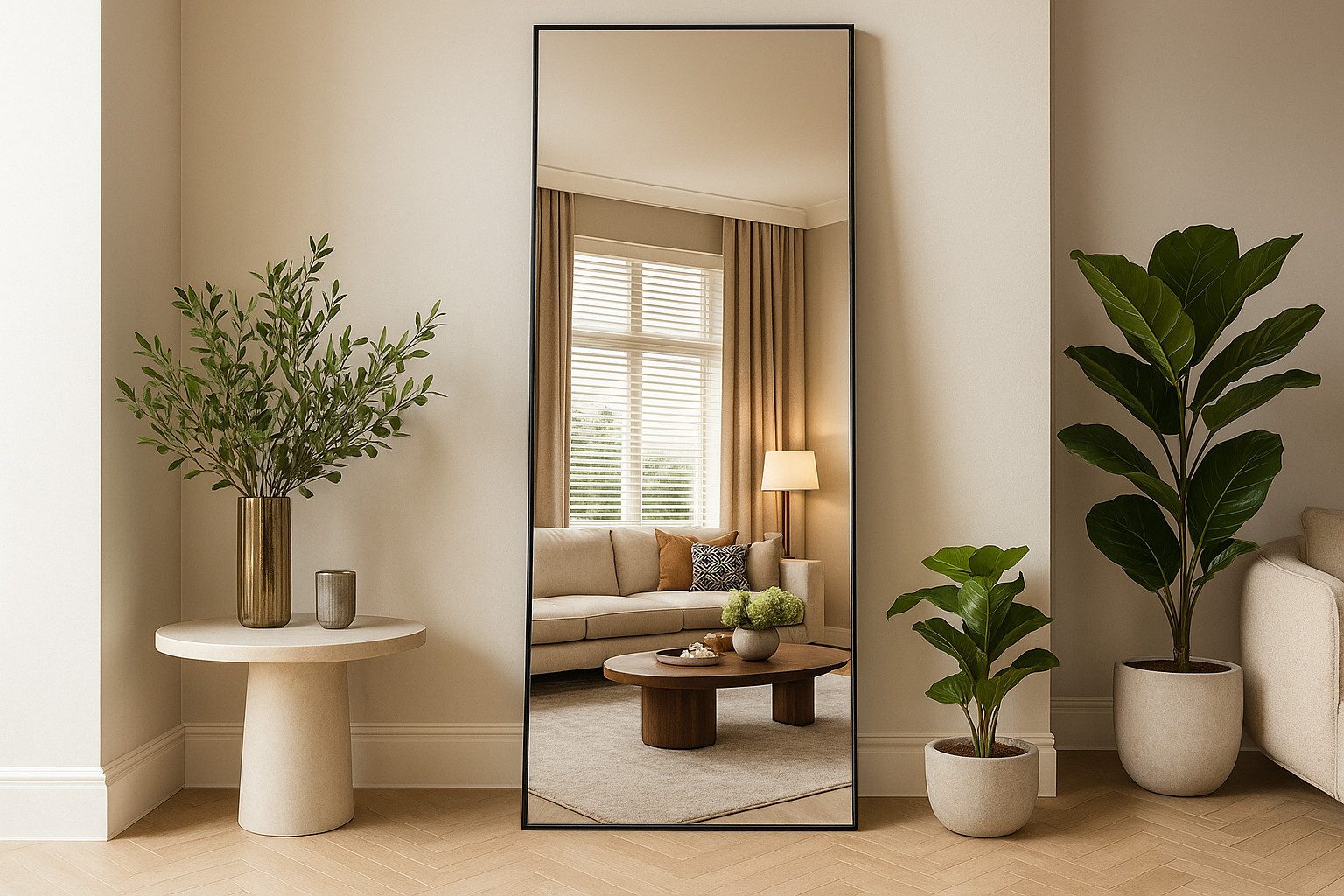 BOURGH Ganzkörperspiegel DALTON Standspiegel / Wandspiegel - großer moderne günstig online kaufen