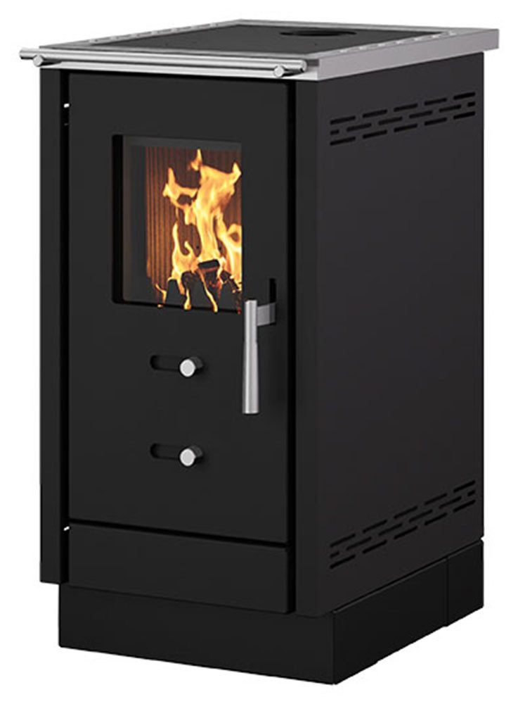 JUSTUS Festbrennstoffherd Linz 50, 6,8 kW, Zeitbrand