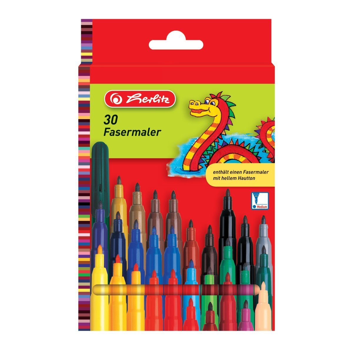 Faserstift Herlitz Fasermaler 30er Pack