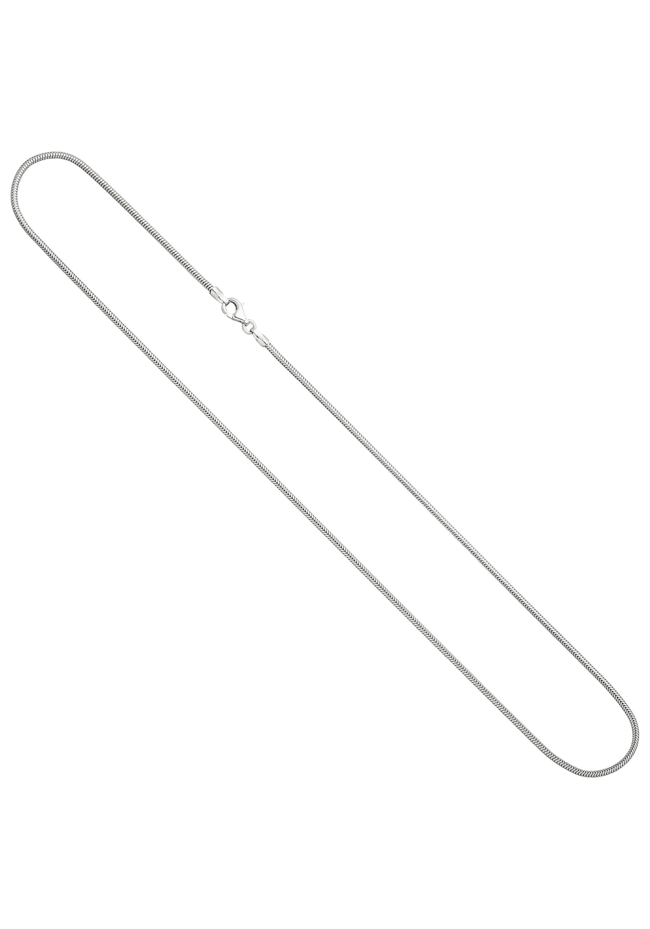 JOBO Goldkette, Schlangenkette 585 Weiß...