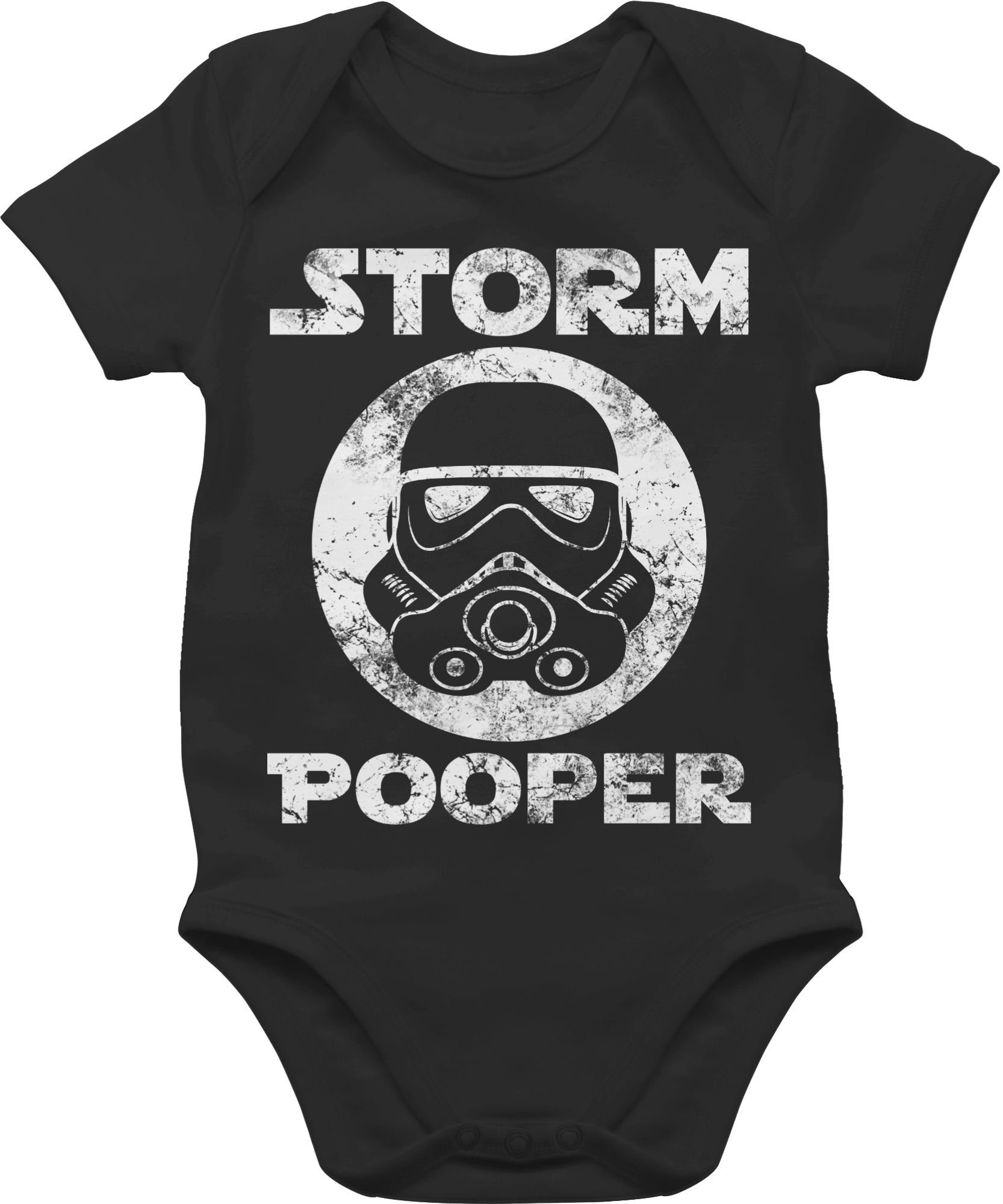 Shirtracer Shirtbody Storm Pooper Vintage Sprüche Baby