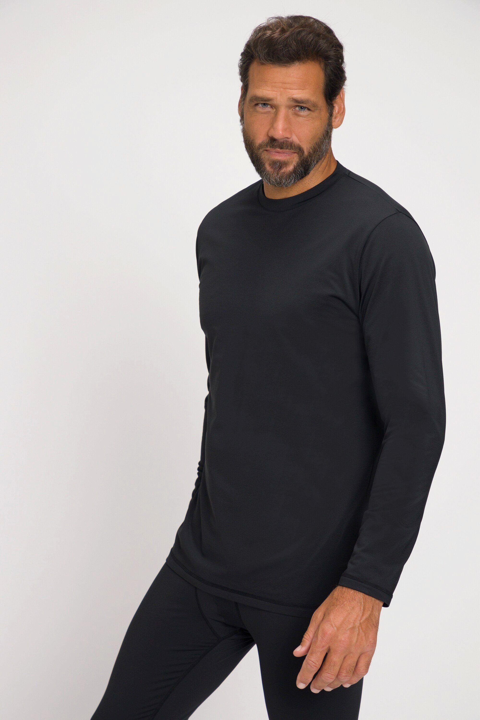 JP1880 Unterhemd Funktions-Unterhemd Skiwear Thermo Langarm schwarz