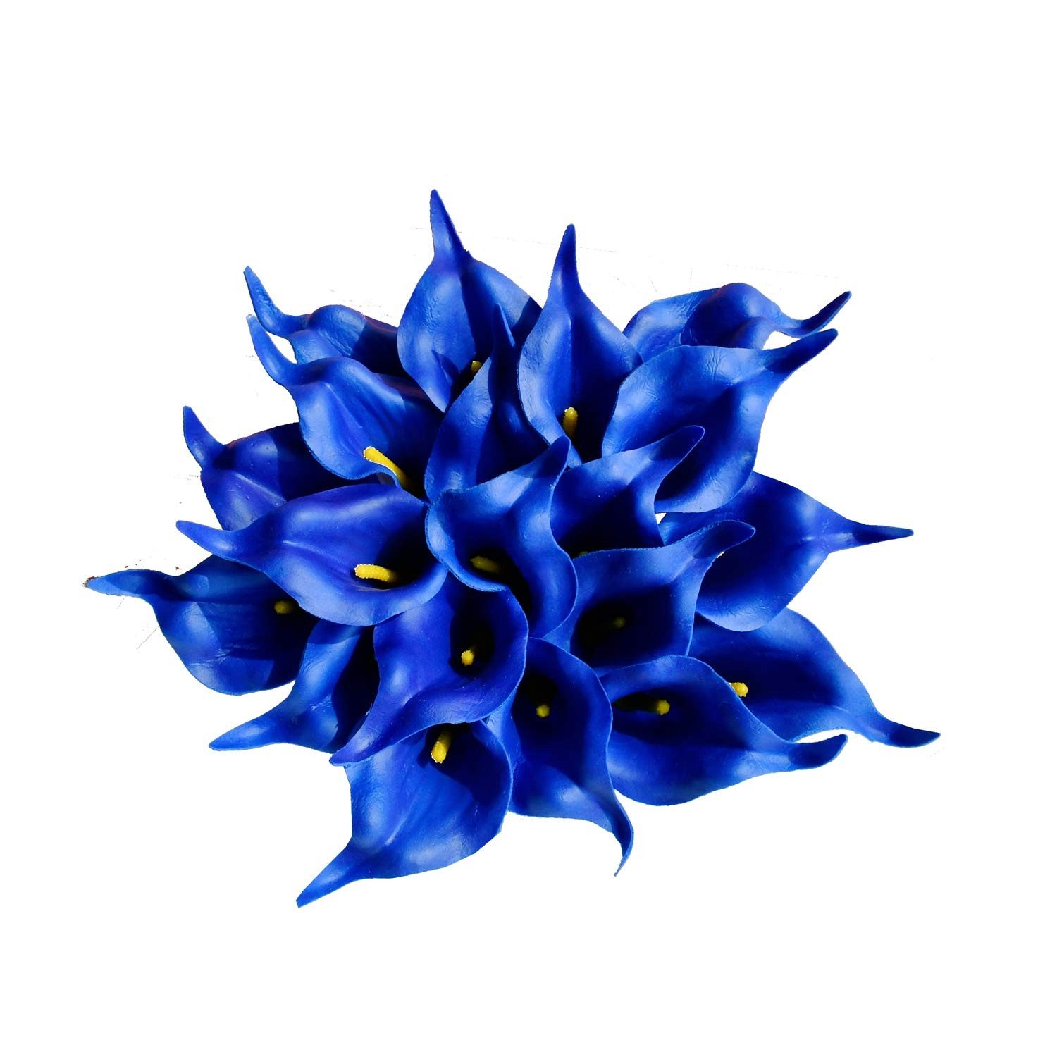 Kunstblumenstrauß Künstliche Calla-Lilien Decor Kunstblumenmit weichen Latex Calla-Lilie ist sorgfältig gestaltet, um echten Blumen ähnlich zu sehen, Cbei, Höhe 30 cm, Hochwertiger Latexkopf,Weiche Babyskin-Textur. Biegsamer Griff