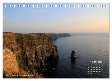 CALVENDO Wandkalender Irland (Tischkalender 2024 DIN A5 quer), CALVENDO Monatskalender