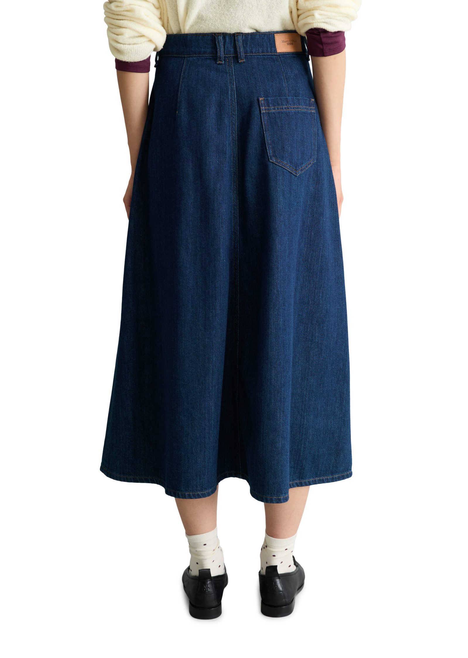 Marc O'Polo DENIM Jeansrock made with Orange Fiber