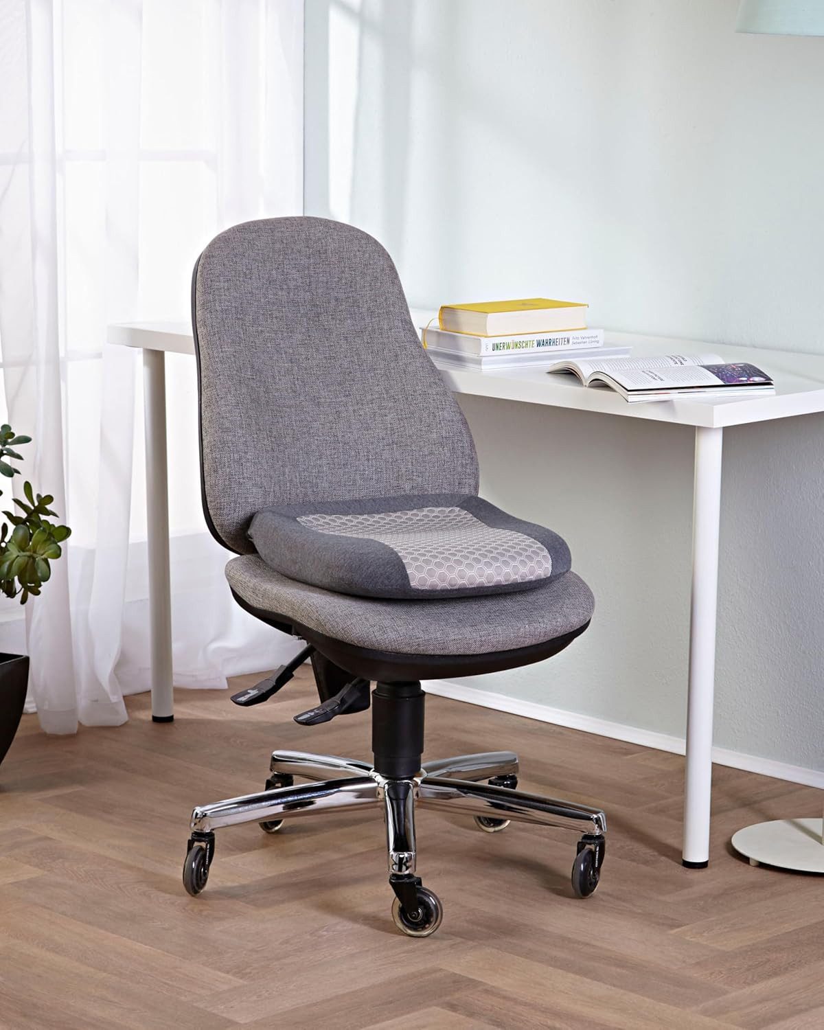 Orbisana Sitzkissen Orbisana 2 in 1 Sitzkissen mit Memoryschaum für Bürostuhl und Auto