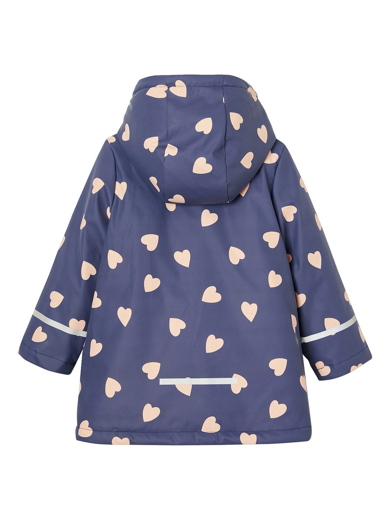 vertbaudet Regenjacke Mädchen Regenjacke mit Kapuze & Teddyfleece-Futter Teddyfleece-Futter