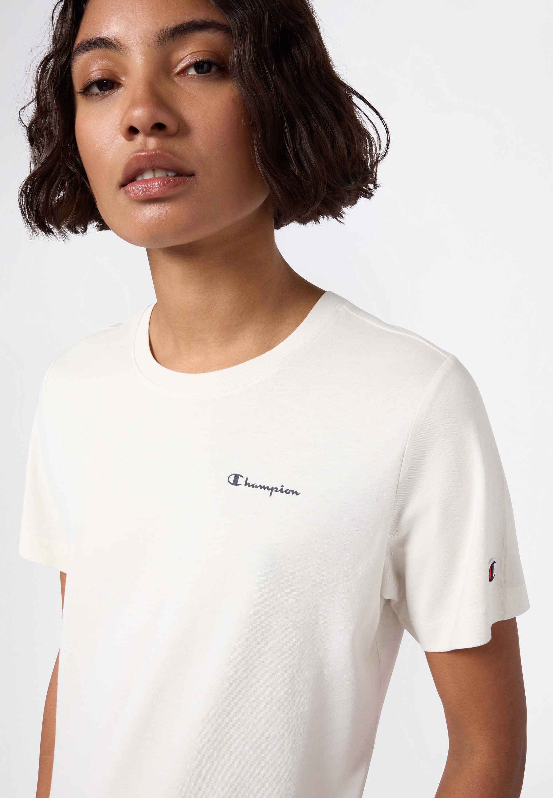 Champion T-Shirt sportliche Passform, für aktive Freizeitgestaltung, aus Baumwolle