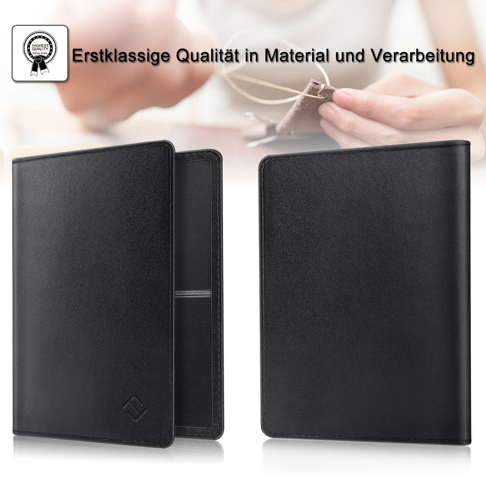 Fintie Mini Geldbörse Fahrzeugschein Hülle, Ultradünne Fahrzeugscheinetui K günstig online kaufen