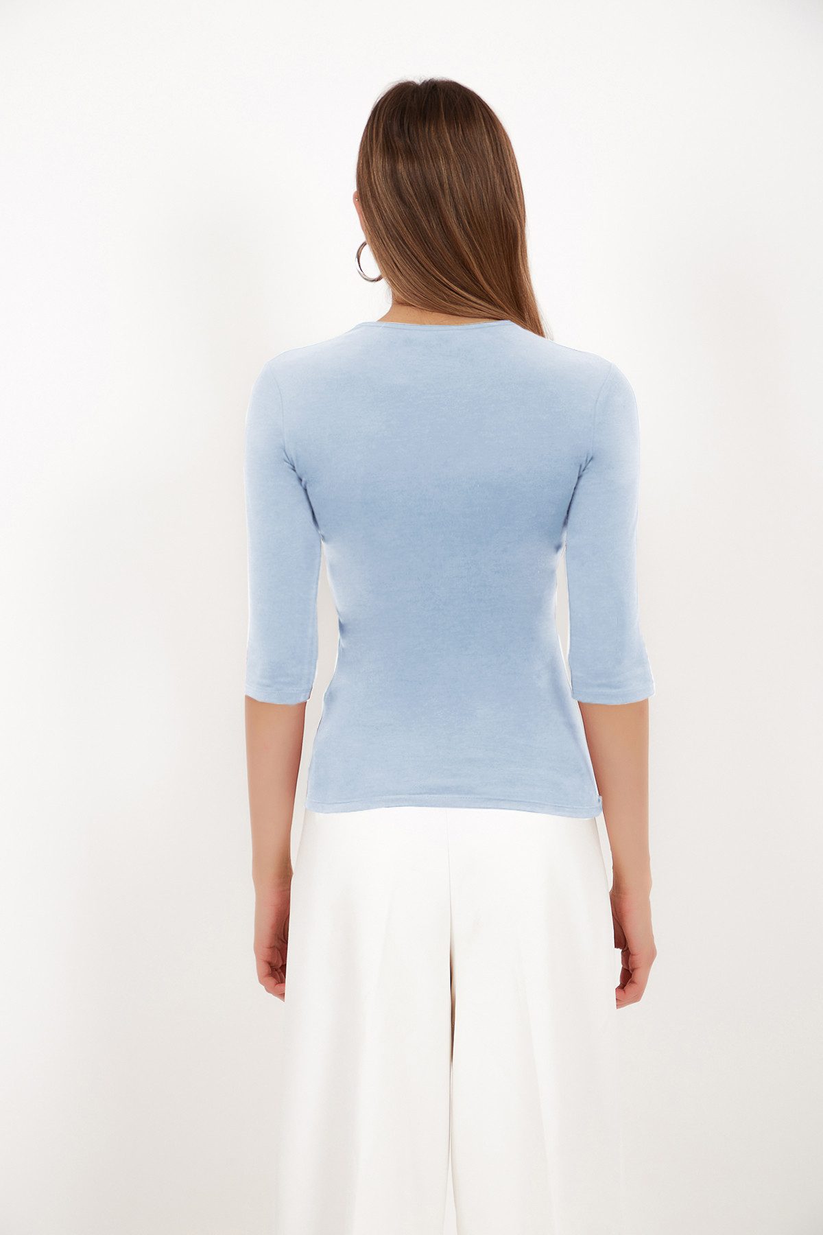 Vivienne Fashion 3/4-Arm-Shirt Qualitativ hochwertiges Damen Modal Shirt Na günstig online kaufen