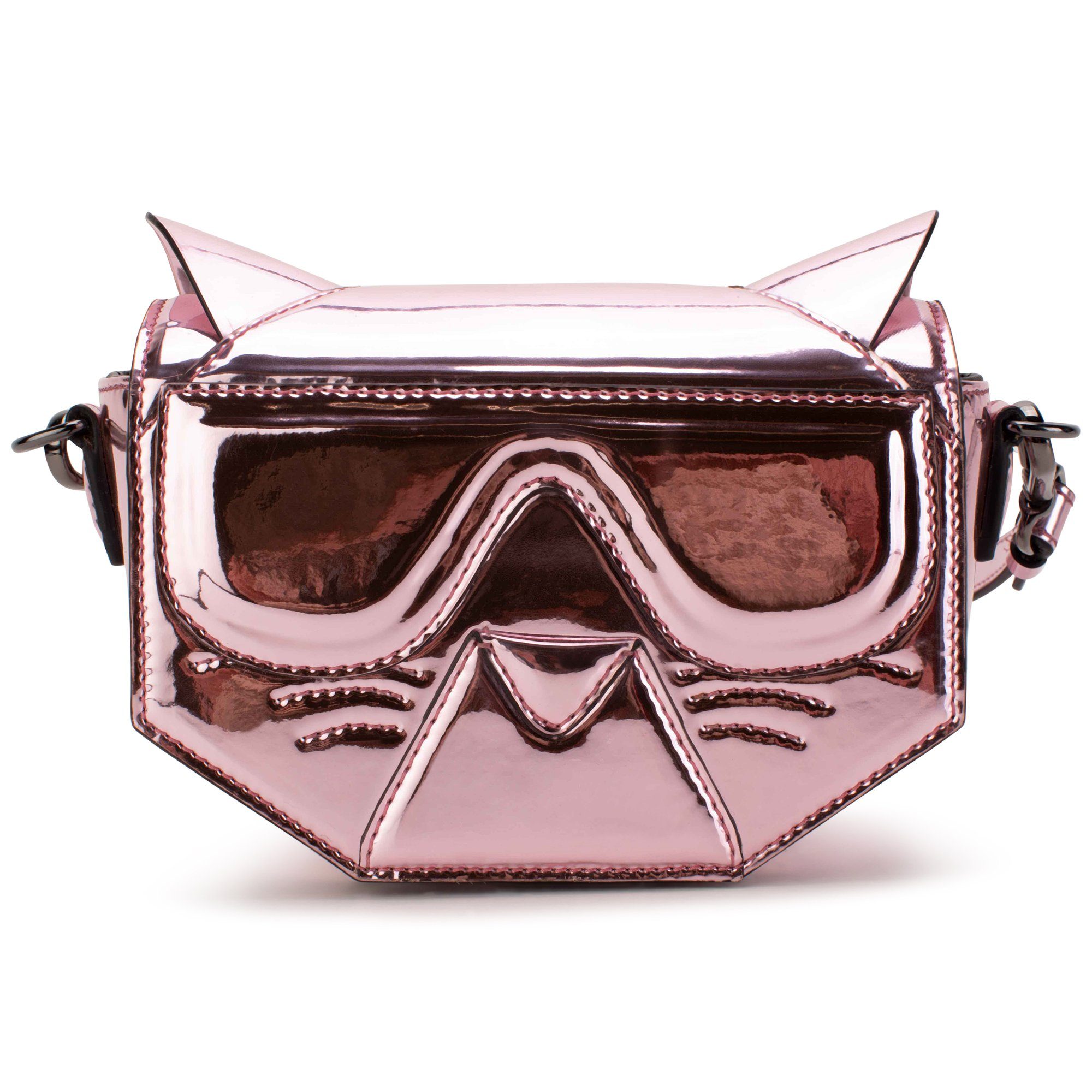 KARL LAGERFELD Umhängetasche KARL LAGERFELD Kids Tasche Katze Choupette rosa Lack,