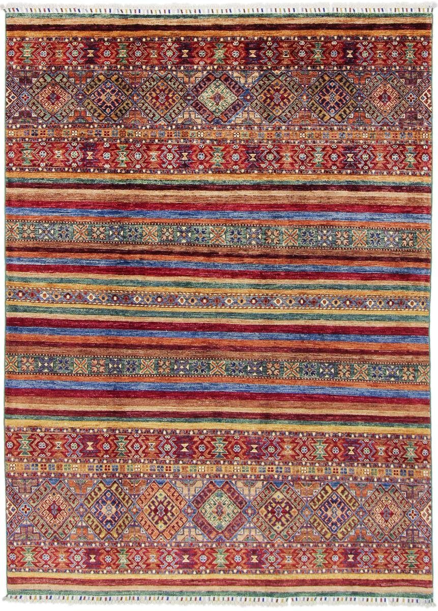 Orientteppich Arijana Shaal 169x238 Handgeknüpfter Orientteppich, Nain Trading, rechteckig, Höhe: 5 mm