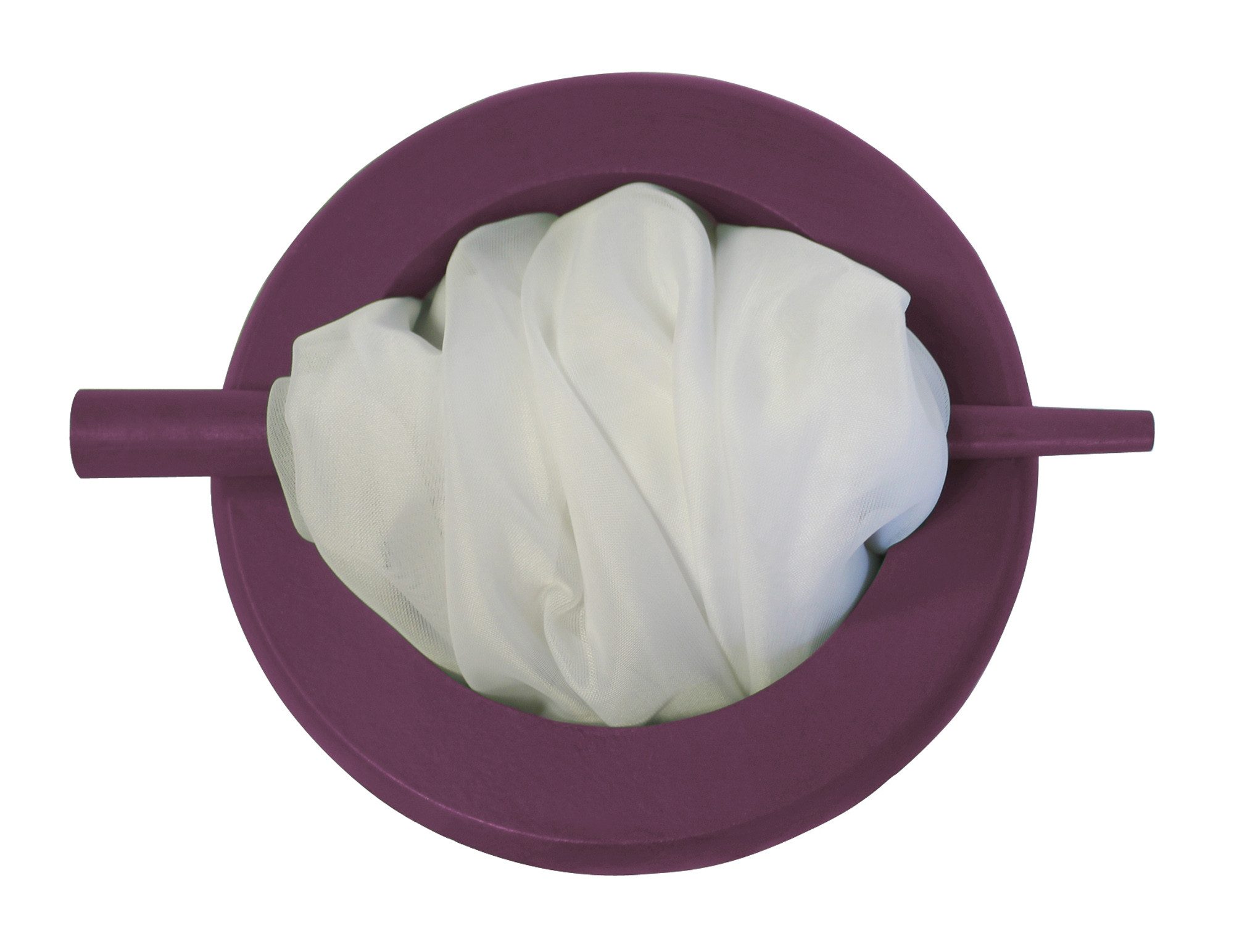 Haus und Deko Raffhalter Raffhalter Holz Dekospange Gardinenspange modern uni Ringform Raffspan, Gardinen, (1-tlg)