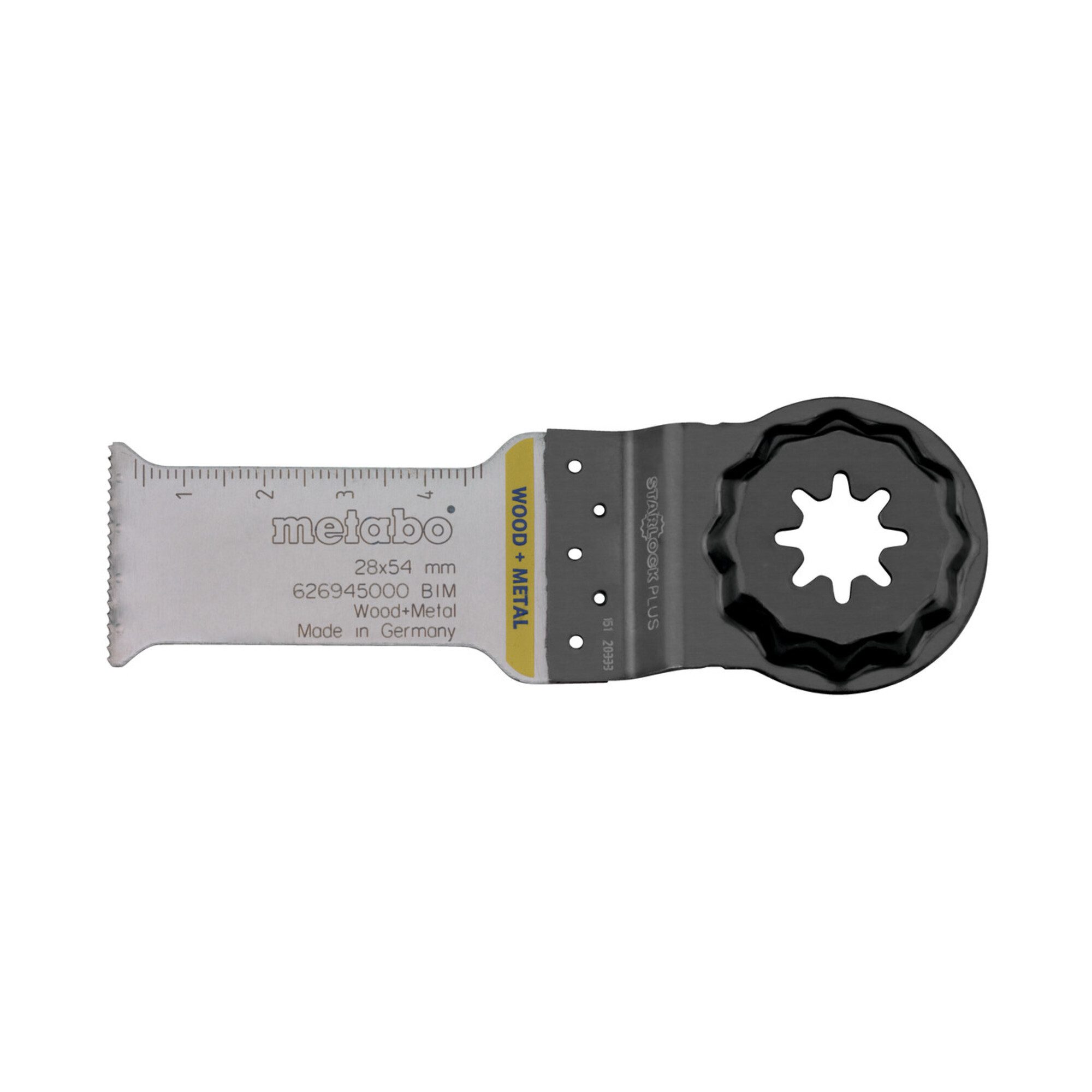 metabo Multitool Metabo Tauchsägeblatt "Starlock Plus" Holz+Metall, BiM, 28 x 54 mm