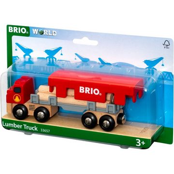 BRIO® Spielzeug-Eisenbahn Holztransporter mit Magnetladung
