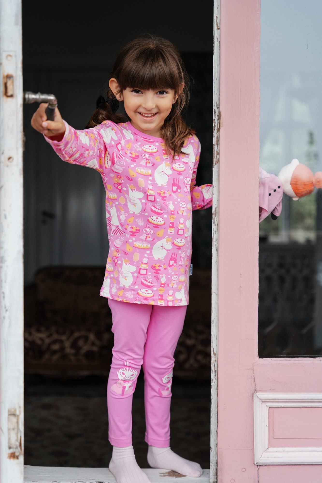 Moomin by Martinex Leggings Moomin by Martinex Leggings Rosa Little-My Motiv © Moomin Characters