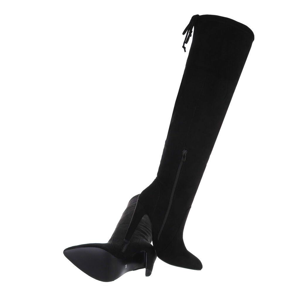 Ital-Design Damen Party & Clubwear Overkneestiefel günstig online kaufen