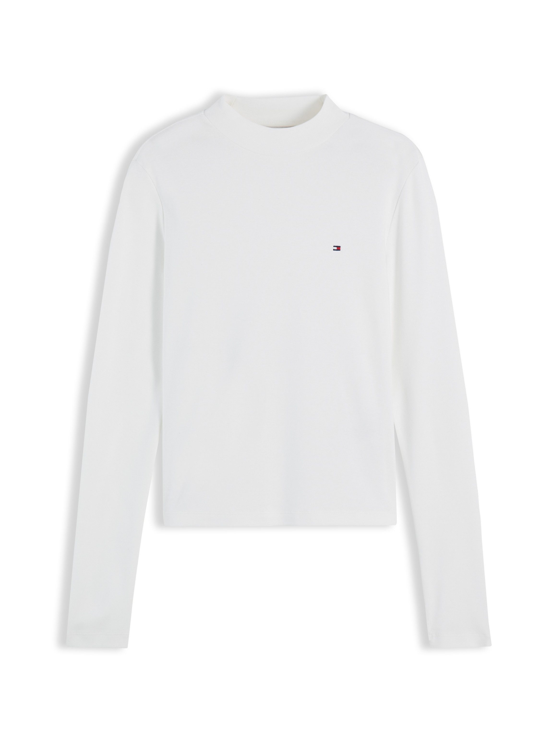 Tommy Hilfiger Langarmshirt SLIM CODY MOCK-NK LS Baumwolle, slim fit – Bild 5 von 5