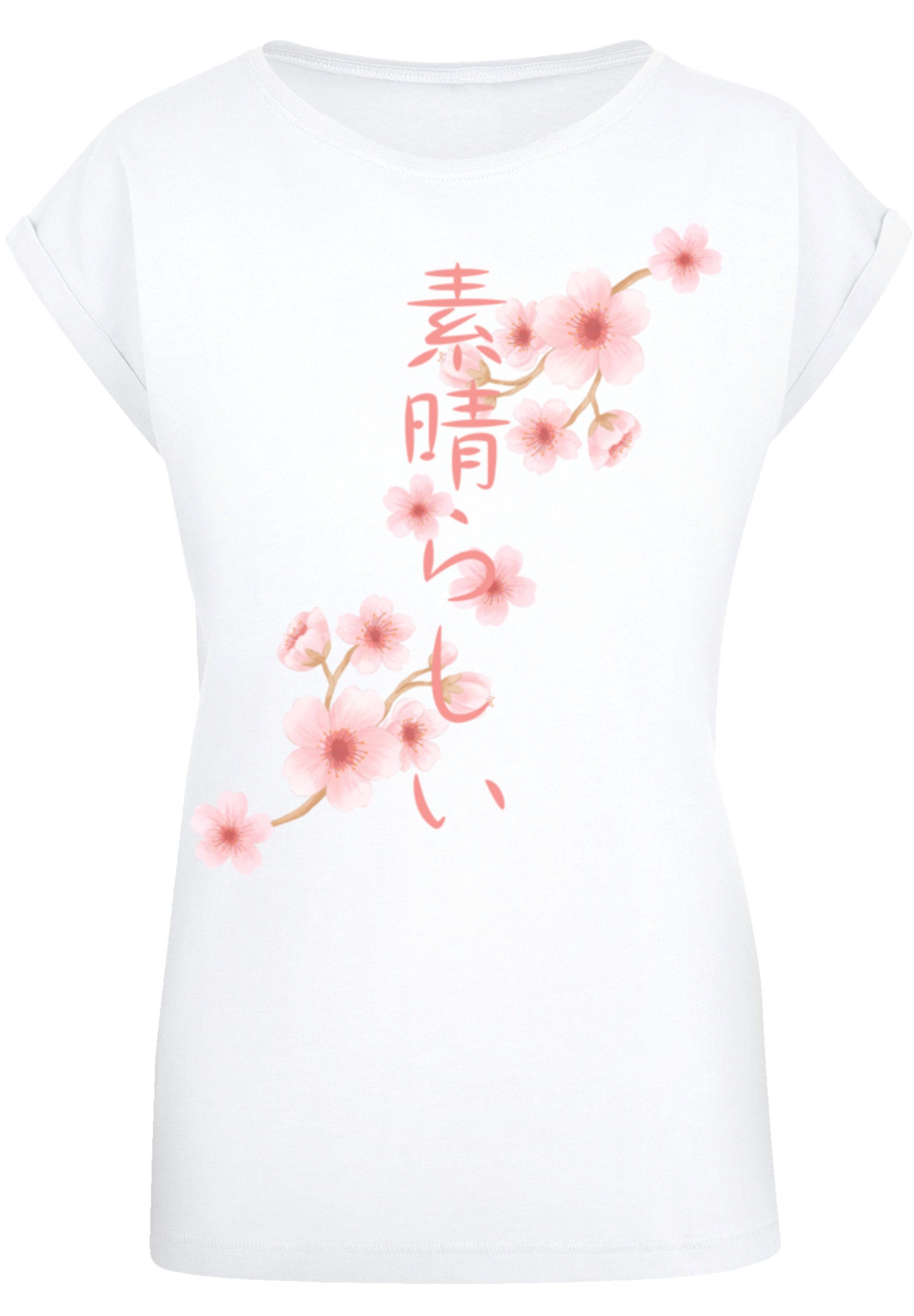 F4NT4STIC T-Shirt PLUS SIZE Kirschblüten Asien günstig online kaufen