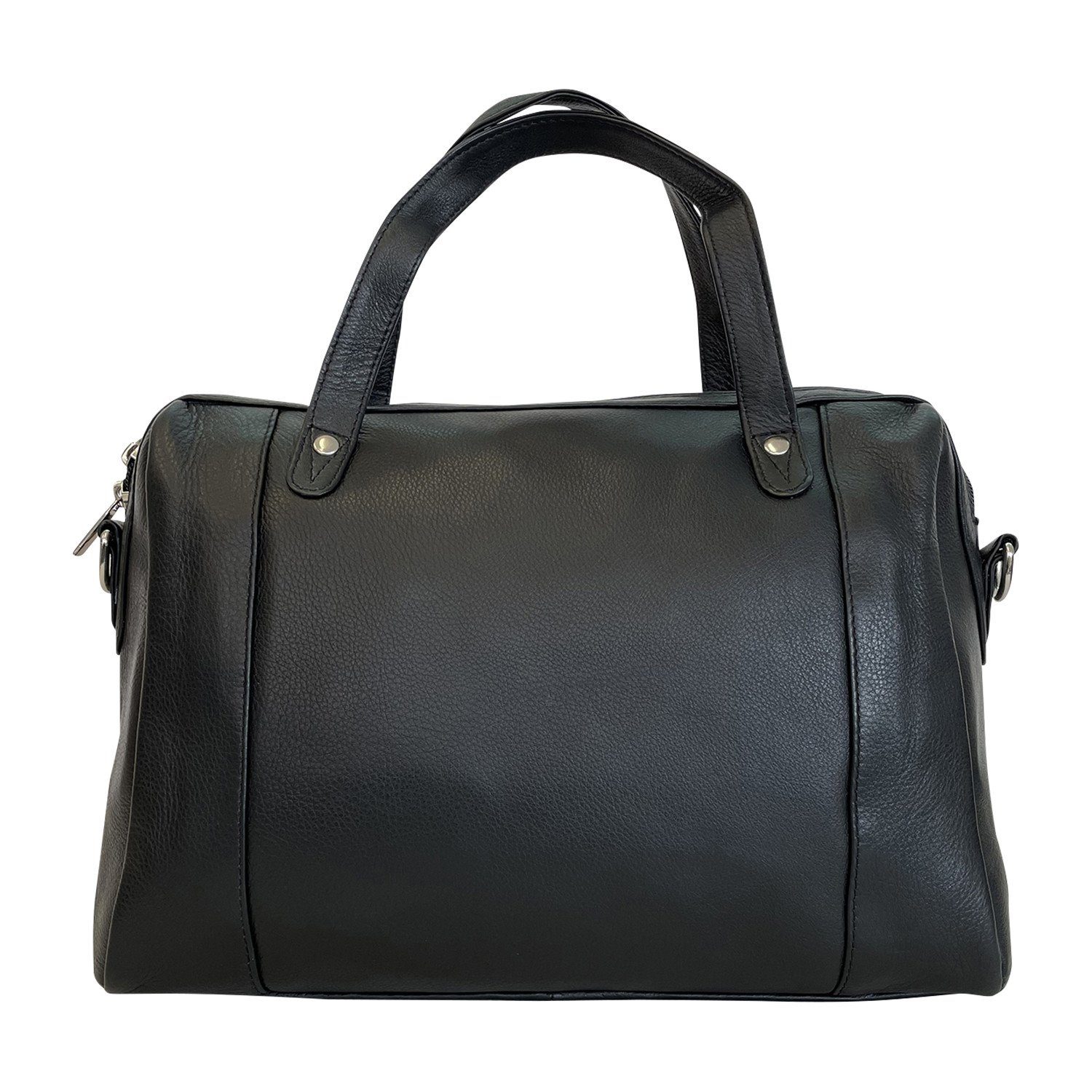 Cinino Handtasche Hannah, Ledertasche Bowlingtasche