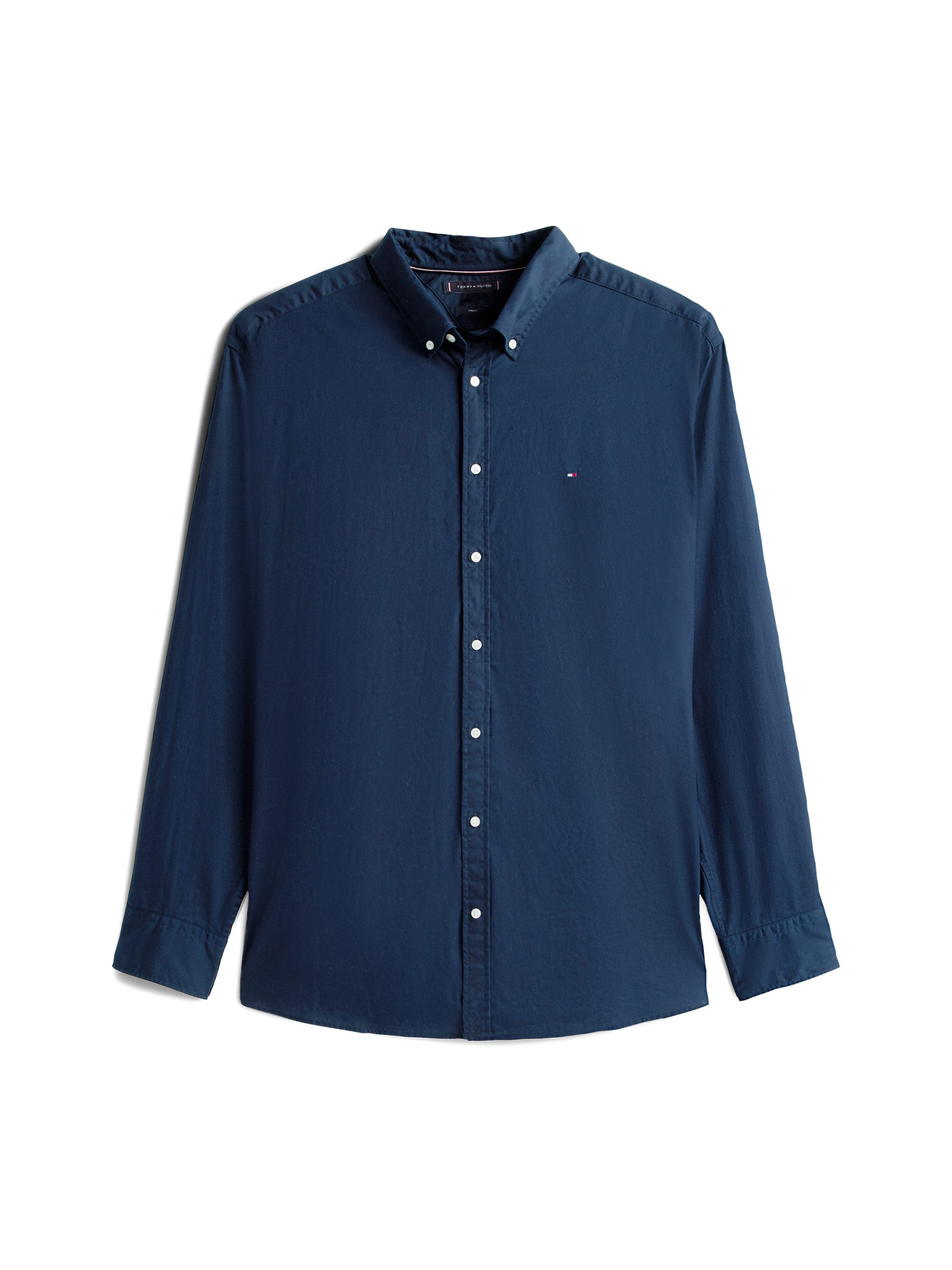 Tommy Hilfiger Big & Tall Langarmhemd BT-FLEX POPLIN SOLID Große Größen, regular fit