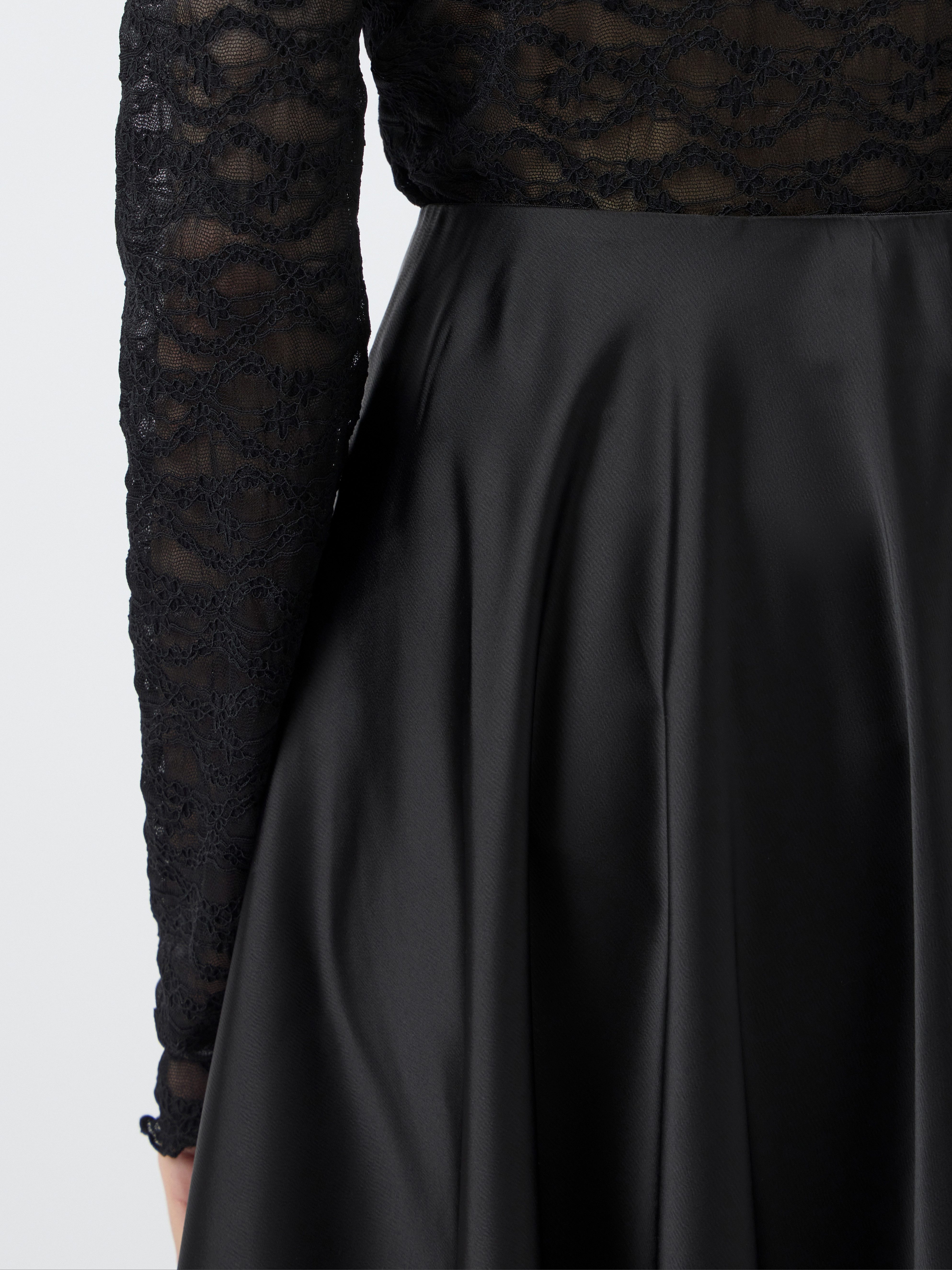 Y.A.S Satinrock YASPELLA HW VOLUME ANKLE SKIRT S. NOOS günstig online kaufen