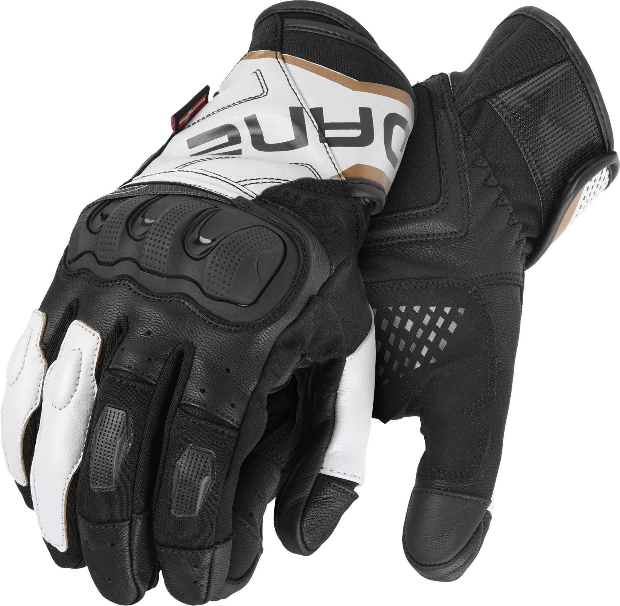 DANE Motorradhandschuhe Vidar Motorrad Handschuhe kurze Stulpe,Touchscreenbedienung möglich