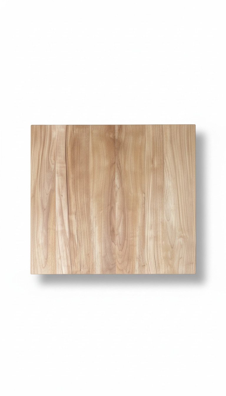 Strandkorb-King Tischplatte Teakholz INDOOR Tischplatte rechteckig 70cm – 2,5 cm, handgefertigt