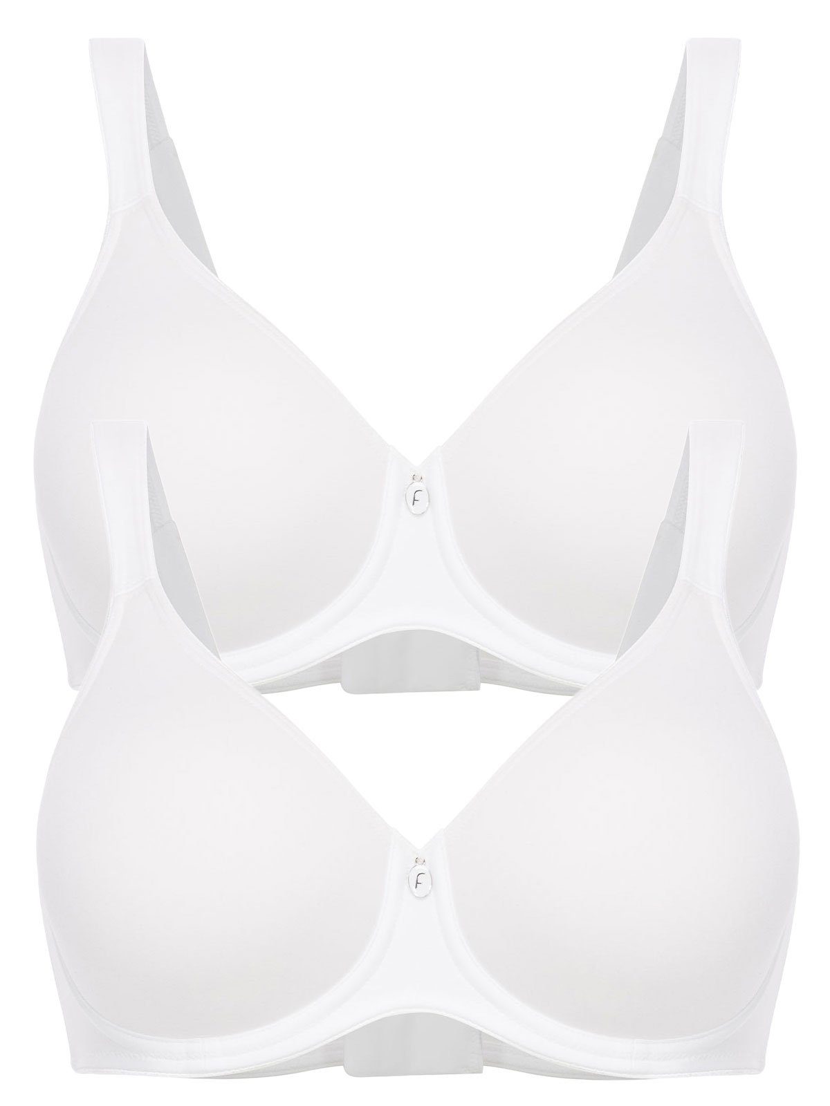 Felina Schalen-BH 2er Pack Spacer BH mit Bügel Pure Balance (Spar-Set, 2-tlg) - Weiss