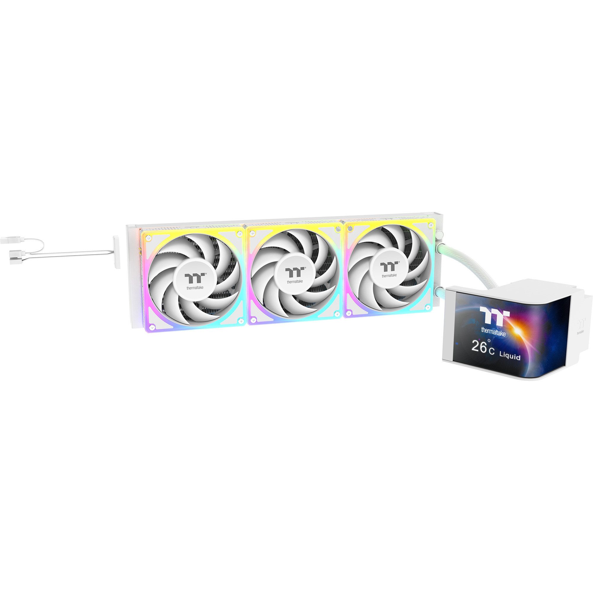 Thermaltake CPU Kühler Thermaltake MAGCurve 360 Ultra AIO ARGB Snow