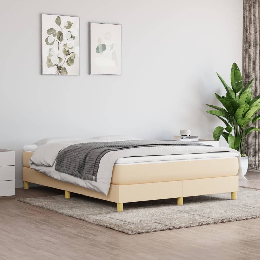 furnicato Bett Bettgestell ohne Matratze Creme günstig online kaufen