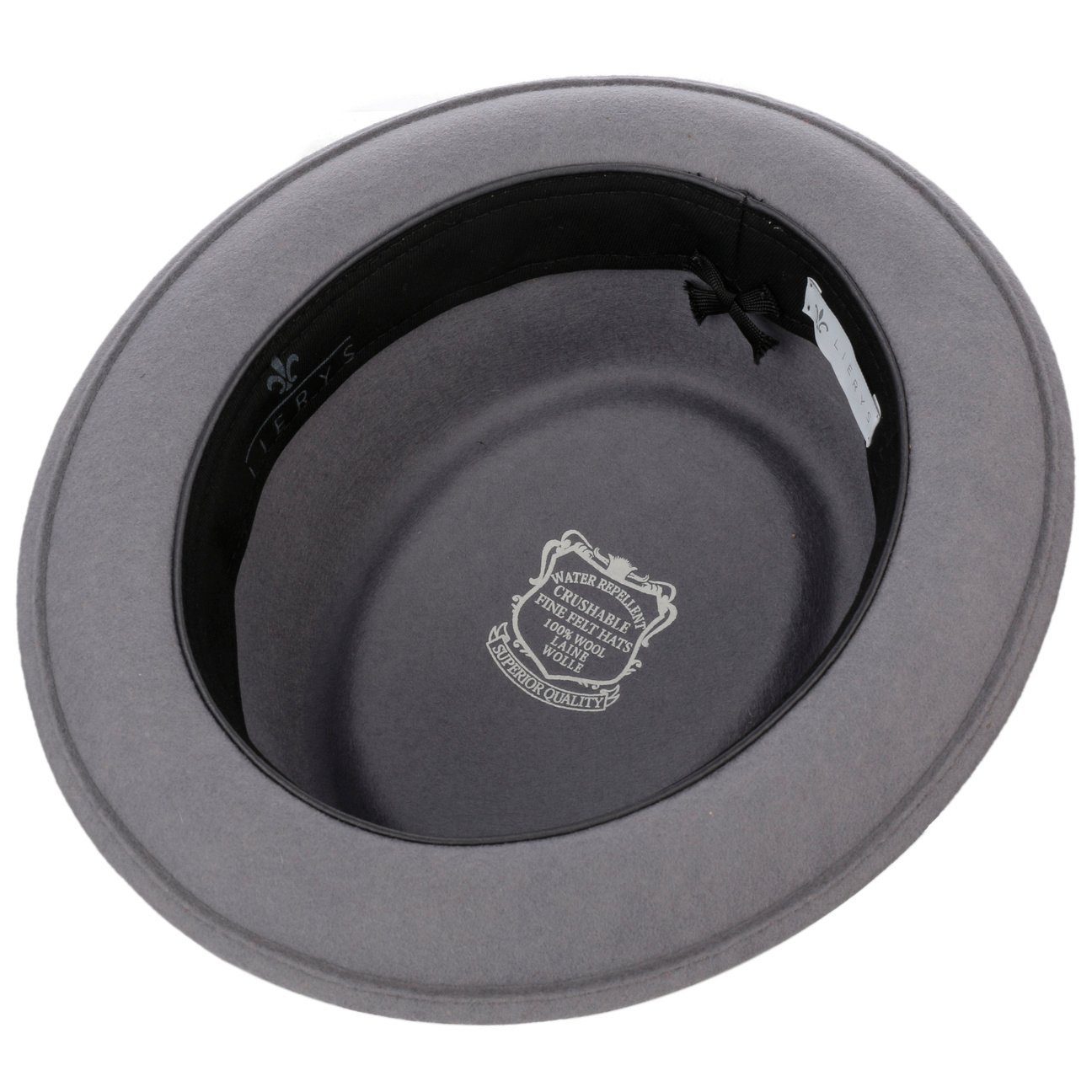 Lierys Fedora (1-St) Fedora mit Ripsband, Made in Italy