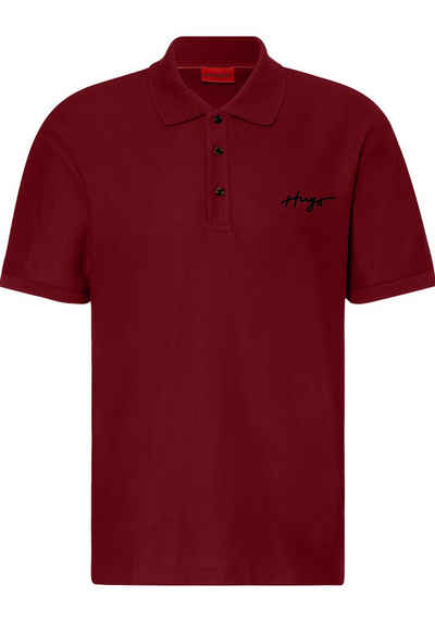 HUGO Poloshirt Daipo Herren kurzarm Polo Hugo Boss mit gestickten Logo auf der Brust