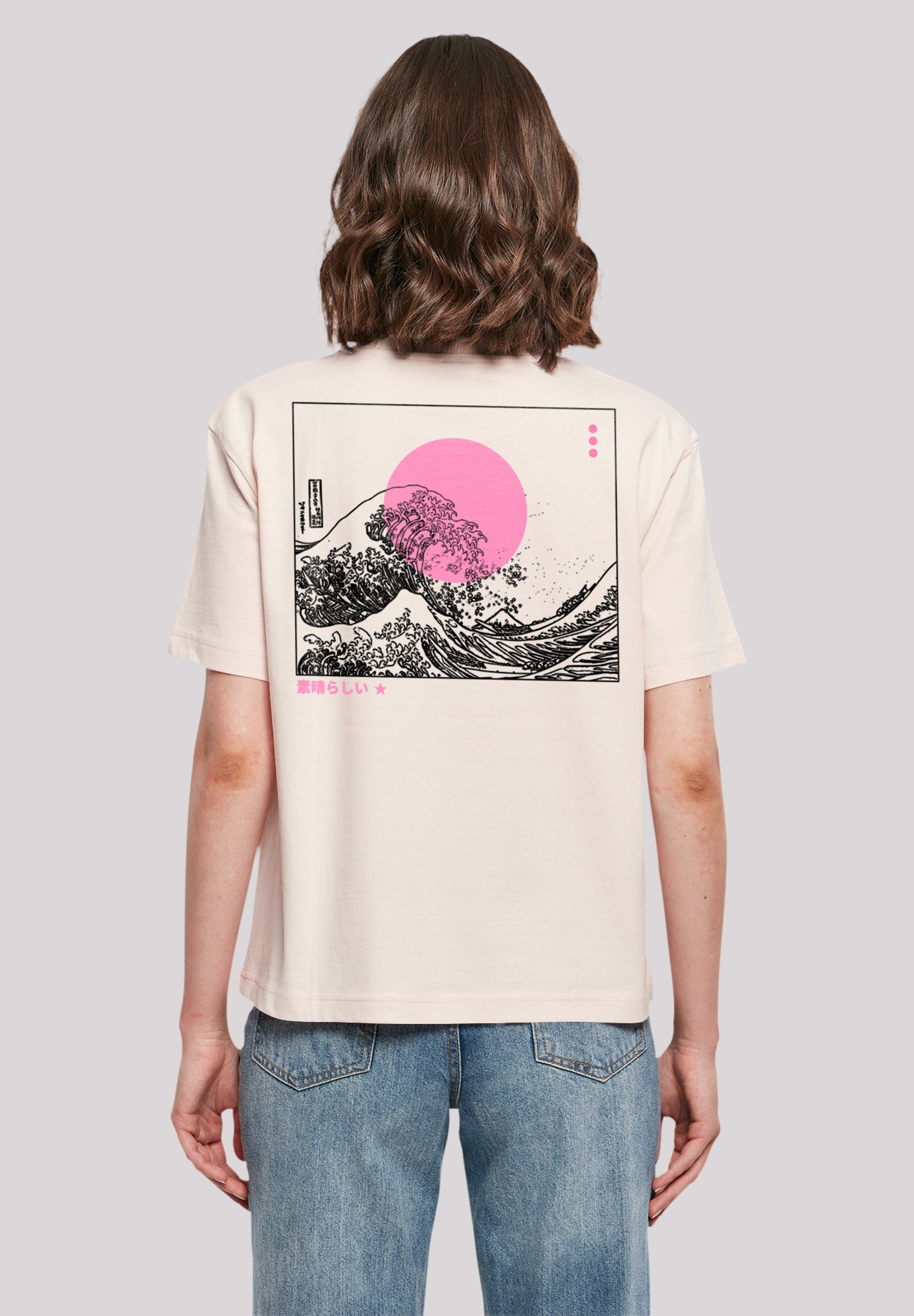 Kanagawa Wave T-Shirt F4NT4STIC Print