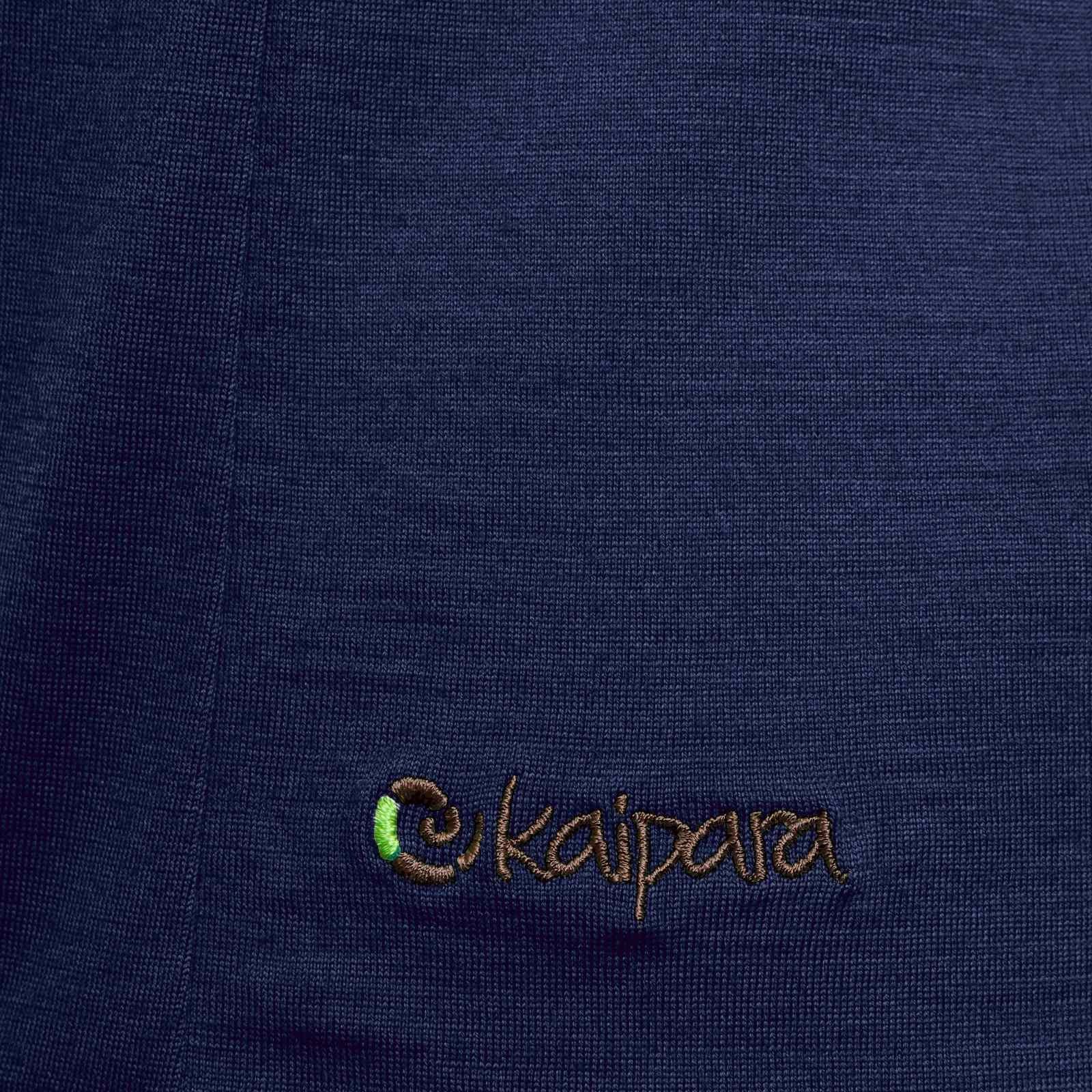 (1-tlg) V-Neck reiner in Merinowolle Regularfit - Made Herren Merino Shirt Blau Kaipara Germany Merino Sportswear aus Kurzarm 200 Funktionsshirt