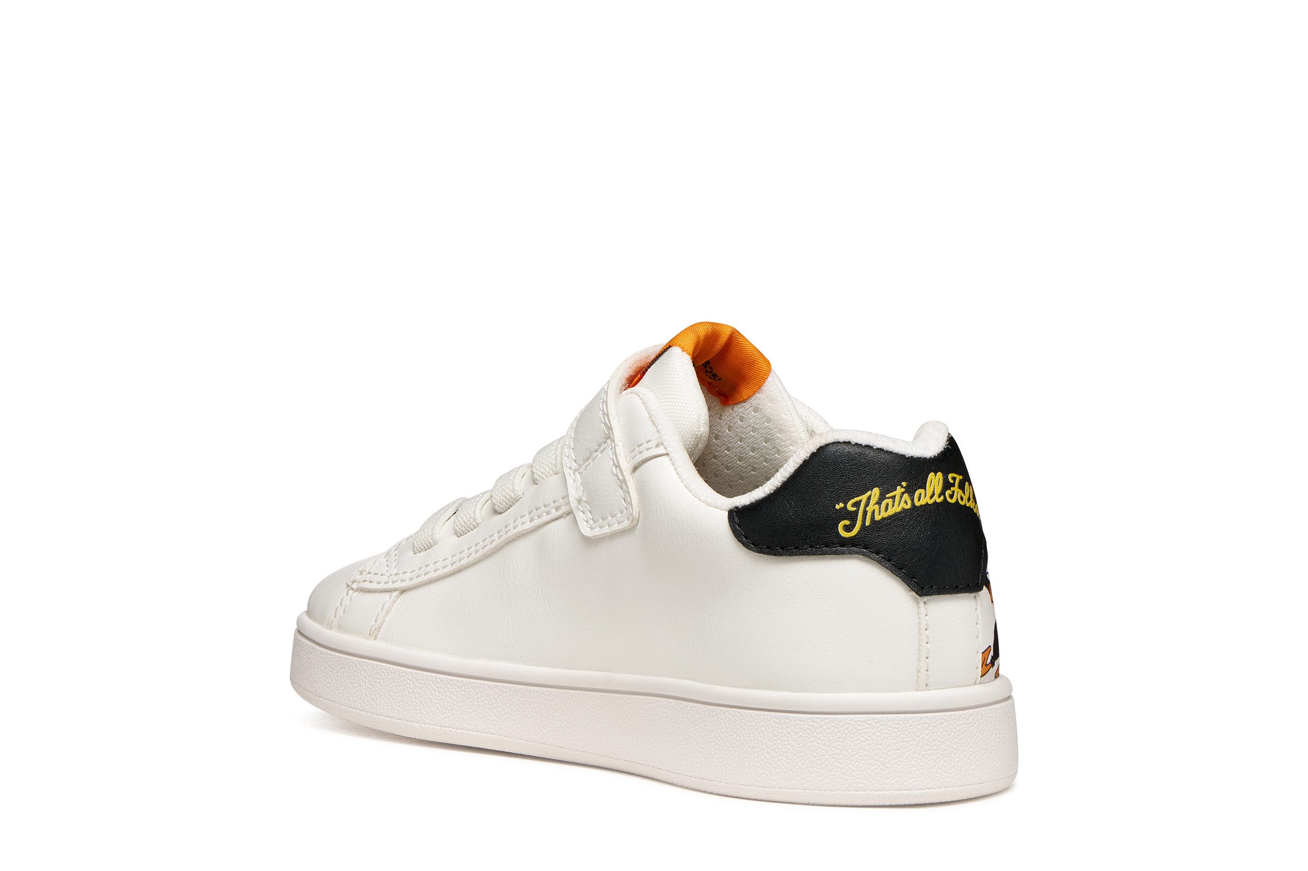 Geox J ECLYPER BOY Sneaker Klettschuh mit Looney Tunes Motiv, Größenschablone zum Download