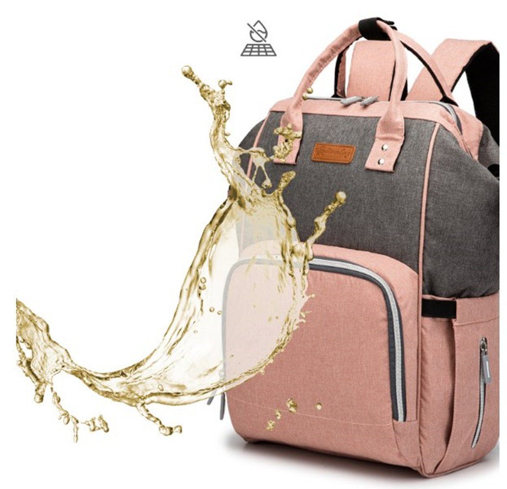 USB,Cityrucksack pink Rucksack für Schule,Arbeit,Freizeit Damen,Baby Rucksack Wickeltasche,Rucksack,Schulranzenmit (Set), XDeer