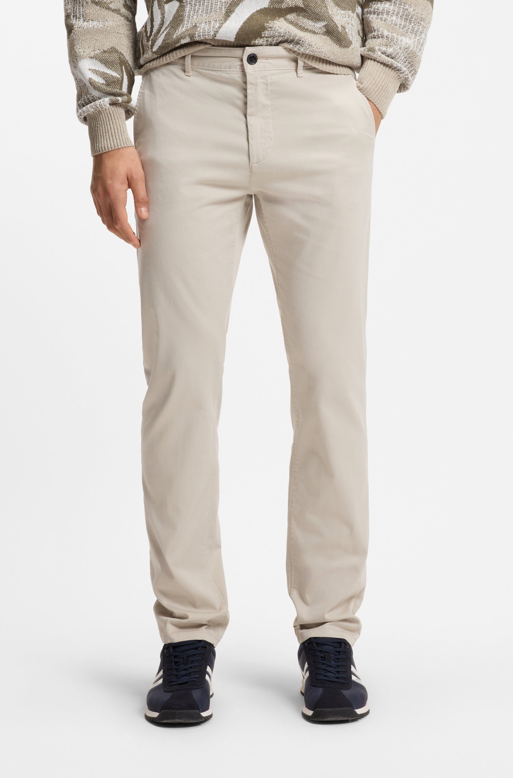 BOSS ORANGE Chinohose slim mit Gesäßtaschen