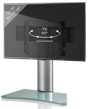 VCM TV Standfuß Aufsatz Erhöhung Alu Glas Windoxa Maxi TV-Ständer, (1-tlg)