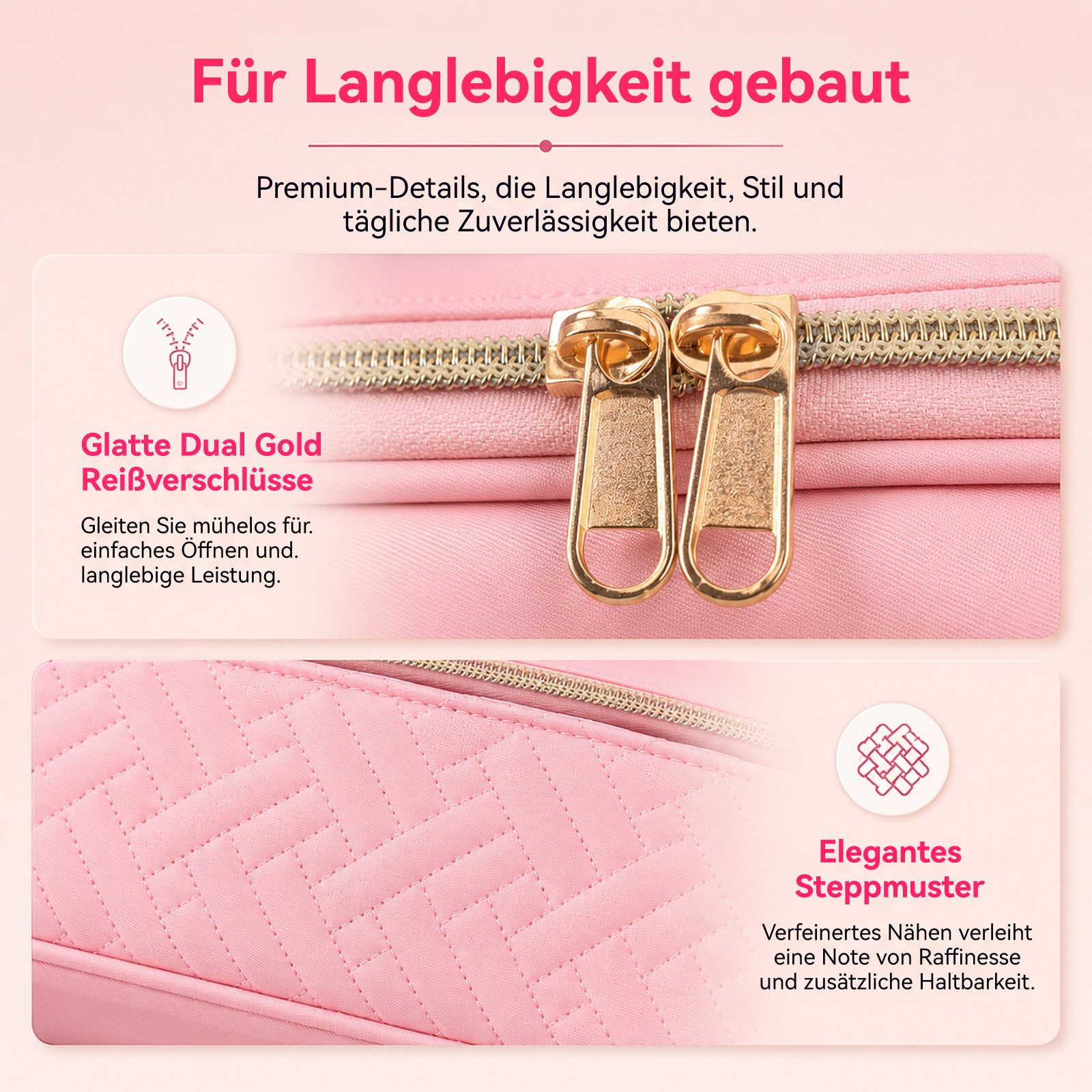 BlingBin Aufbewahrungstasche Art Supply Aufbewahrungsbox für bis zu 216 Marker (1er Set, 1-tlg., Abwischbares Innenfutter, Tragbarer Stiftehalter für Unterwegs) – Bild 4 von 5