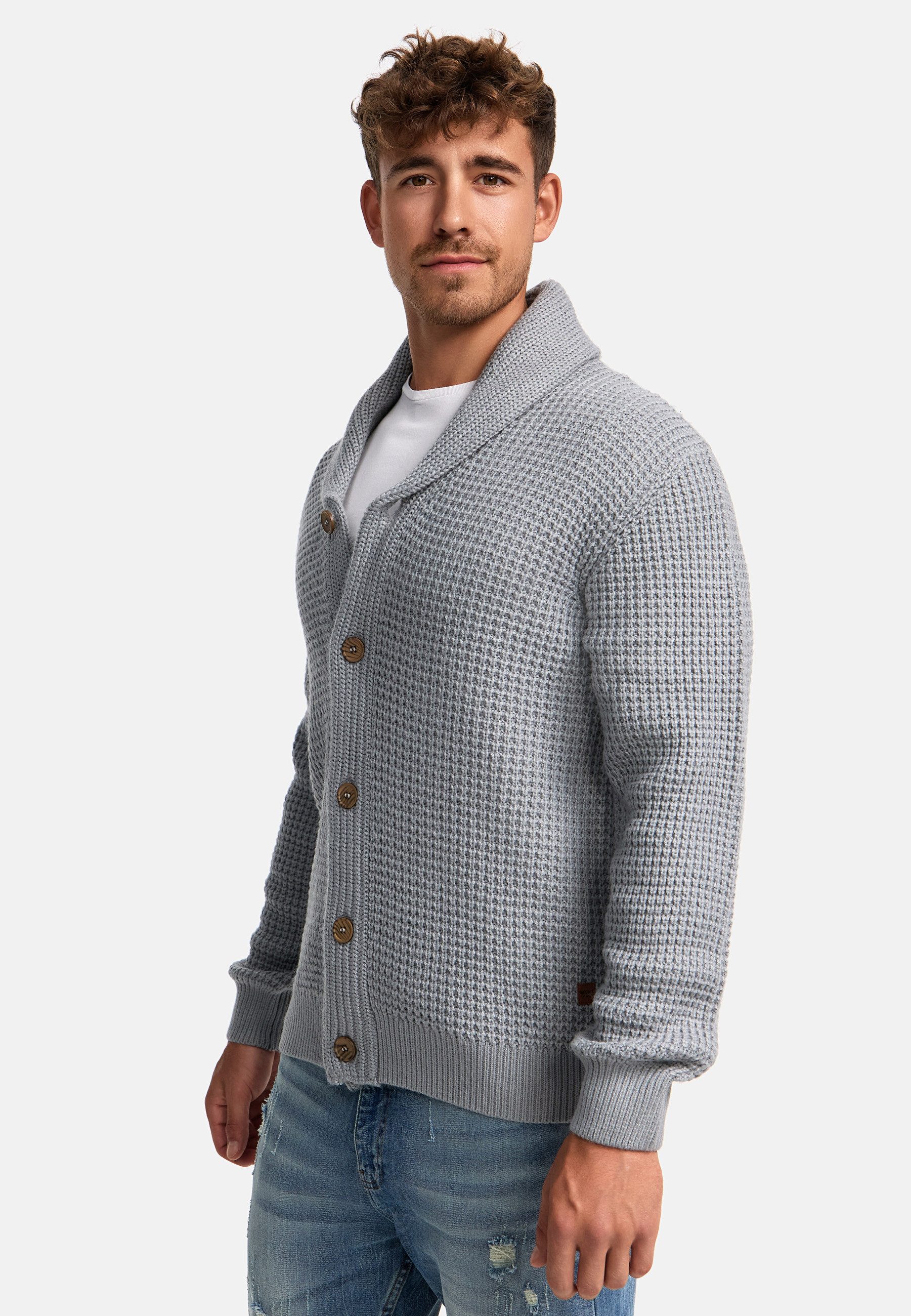 INDICODE Strickjacke Herren INBrandox Herrenstrickjacke – Bild 4 von 5