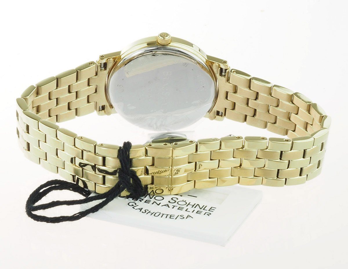 BRUNO SÖHNLE Quarzuhr Uhrenatelier Glashütte / SA Damen Uhr Rondo Saphirglas