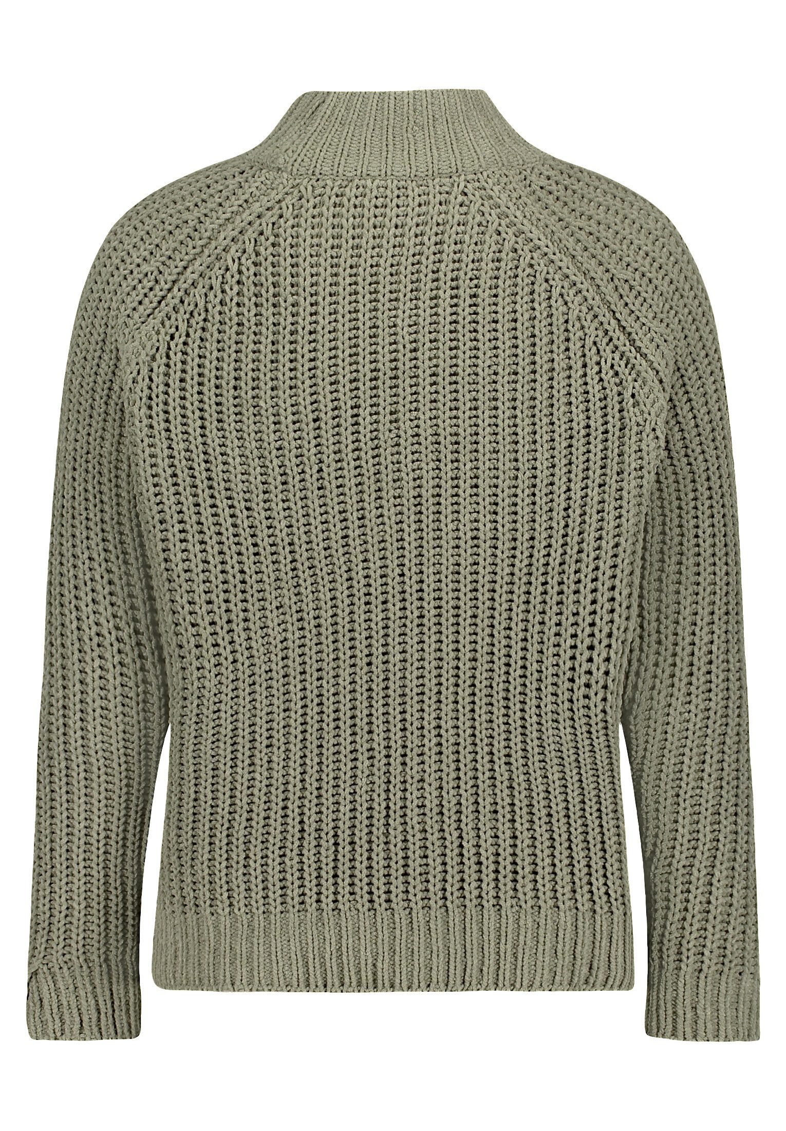 Cartoon Strickpullover Damen mit Stehkragen (1-tlg)