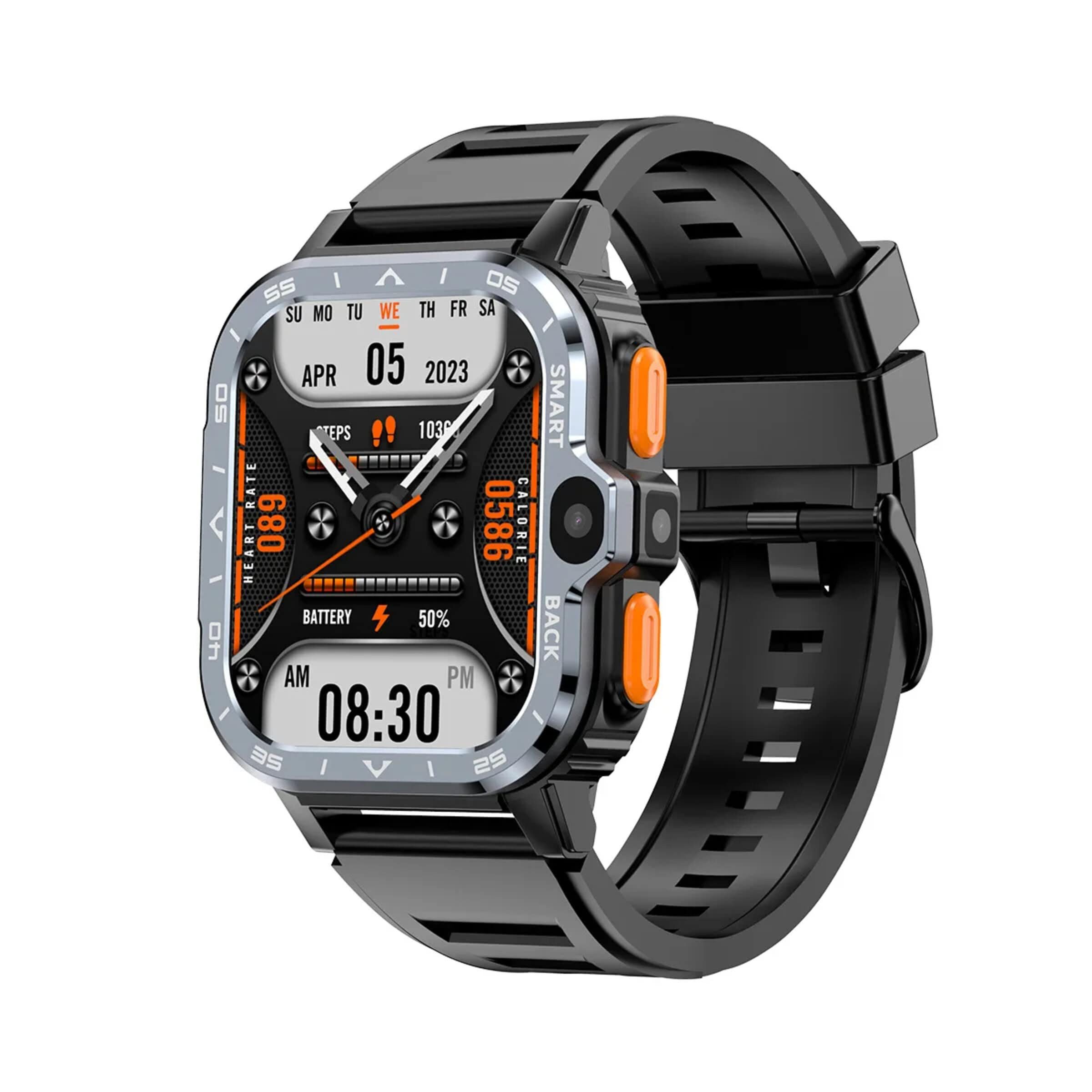 Herren Smartwatch Smart Uhr hd kamera GPS SIM-Karte 4G RAM 64G ROM Smartwatch