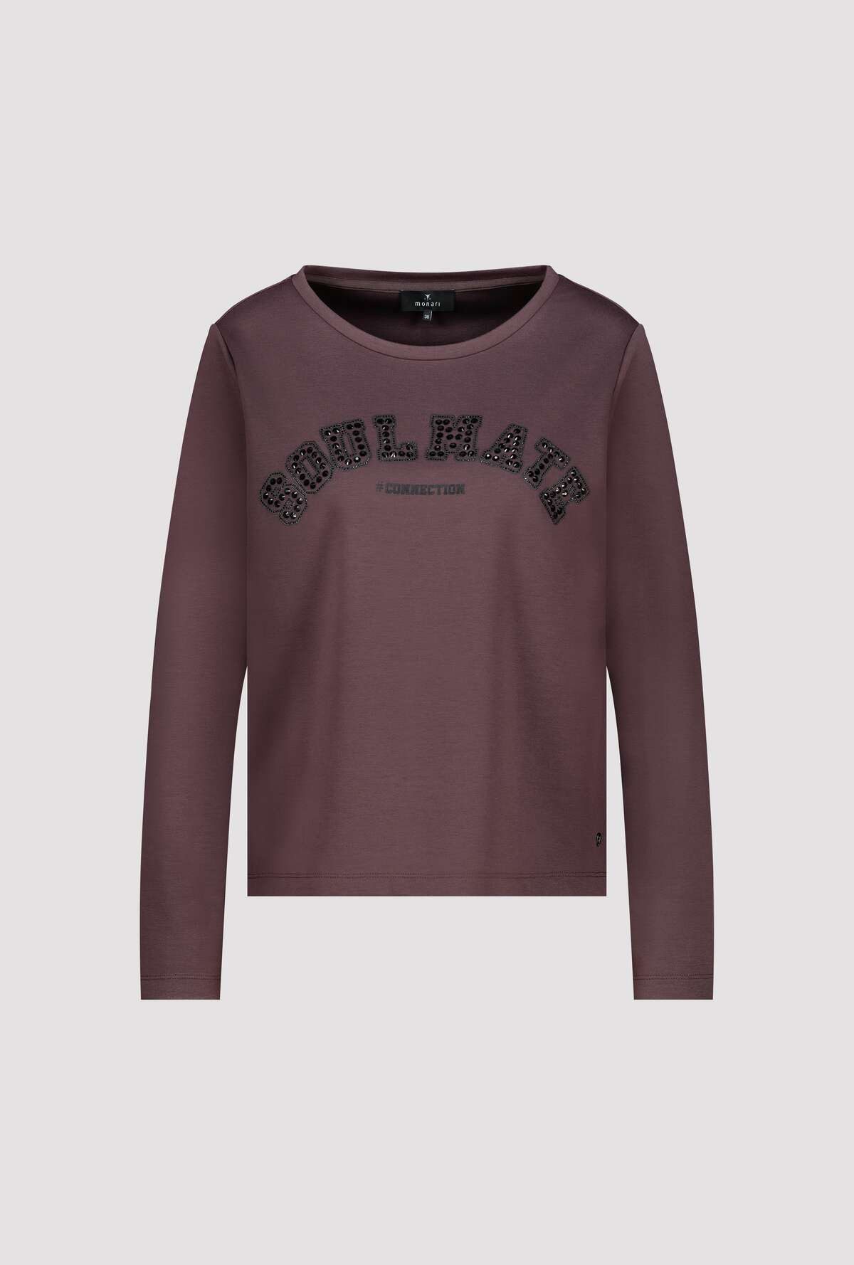 Monari Sweatshirt Regular fit mit Rundhalsausschnitt
