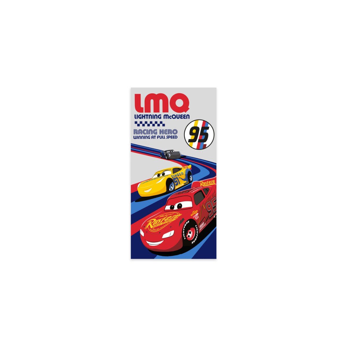 Disney Badetücher Disney Cars Badetuch 60x120cm – Full Speed Strandtuch, 100% Baumwolle (1-St)