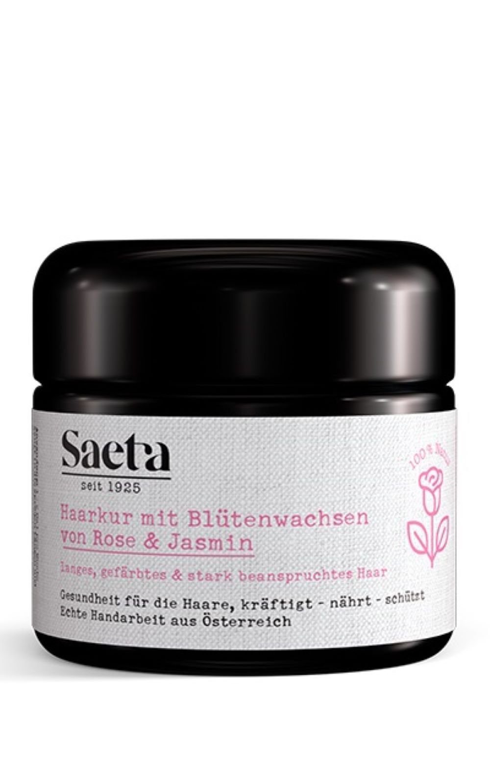 Haarkur mit Blütenwachsen von Rose § Jasmin für lange, gefärbte Haare 1000 ml