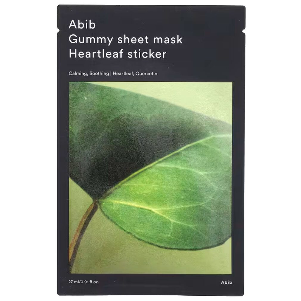 Abib Gesichtsmaske Gummy Sheet Mask Heartleaf Sticker